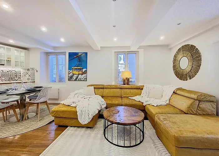 Hyper Centre . Terrasse Vue Mont Blanc . Parking شقة شامونكس